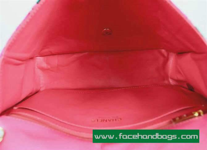 Chanel 2.55 Rose Handbag 50136 Gold Hardware-Pink Green